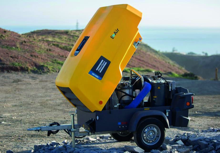 Heavy-duty rental equipment staged on site, ready for deployment.